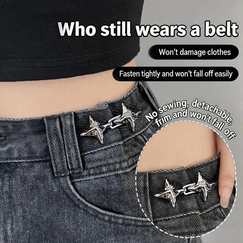 Jeans - Gesper Sabuk Logam yang Tahan Lama