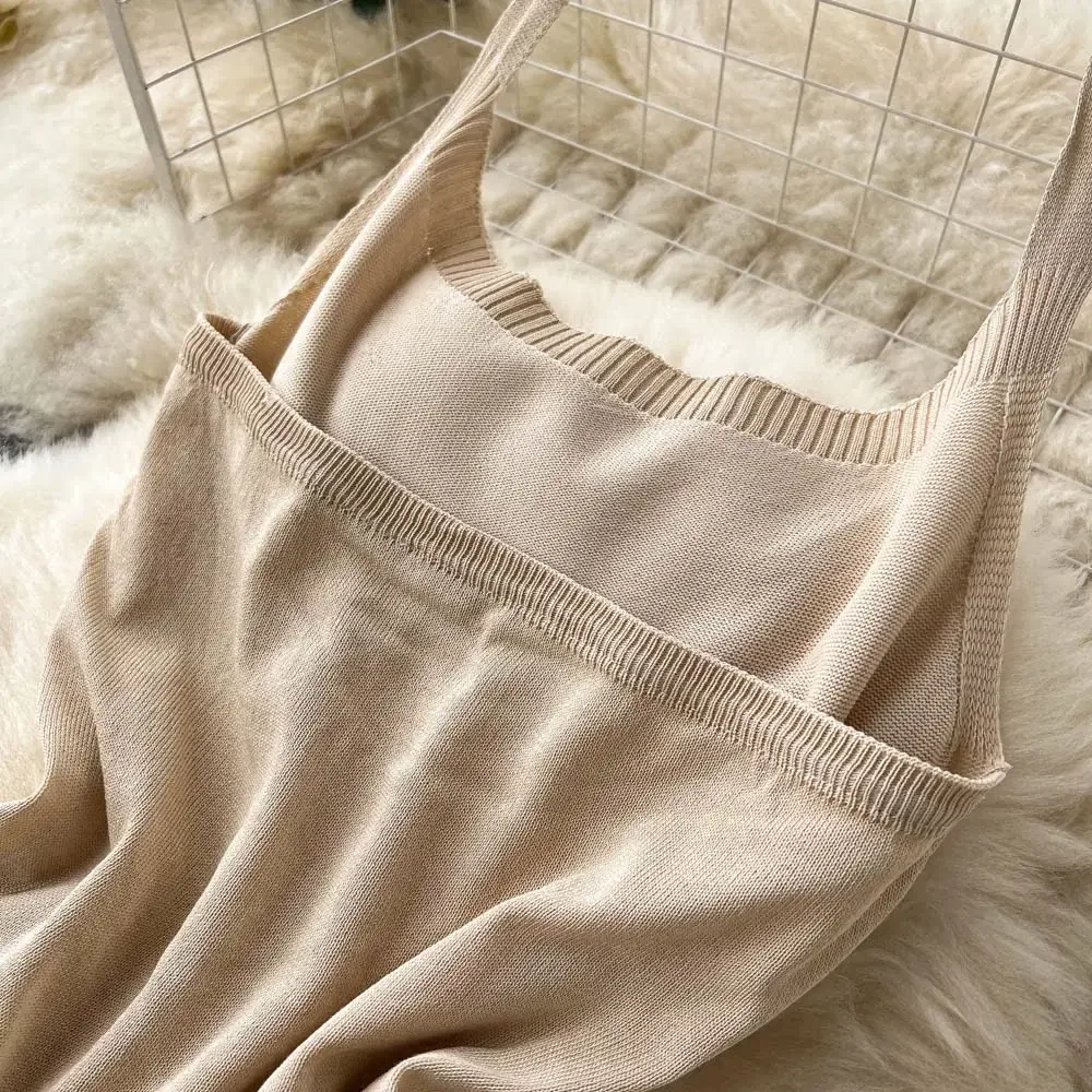 Gaun wanita rajut polos Y2K mo - Y2K Backless Halter Mini Dress ulasan dan harga